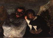 Crispin and Scapin Honore  Daumier